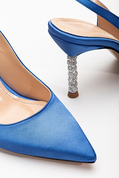 ElloLita Satin Stone Special Design Handmade Stiletto