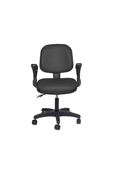 Türksit Kozmo Lux Kollu Çalışma Koltuğu Kumaş Siyah