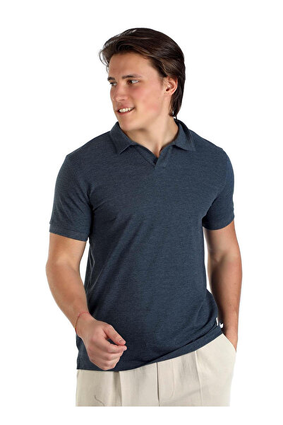 Lee Cooper Чоловіча поло-футболка Indigo 242 LCM 242030 POXLA INDIGO