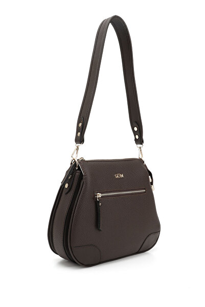 GÖNDERİ(R) Дамска/момическа кафява чанта през рамо с дълга презрамка