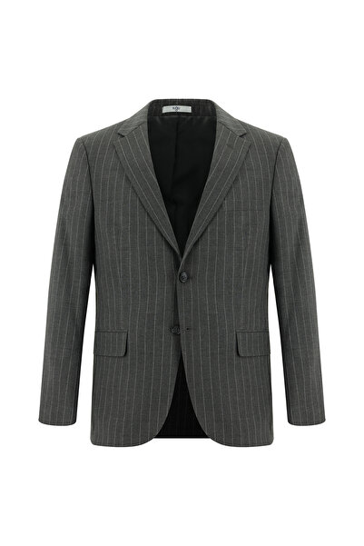 Kiğılı Relaxed Fit Comfortable Cut Classic Striped Suit