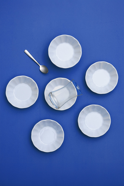 Güral Porselen Acem 6-Piece Tea Plate Set
