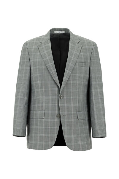 Kiğılı Relaxed Fit Comfortable Cut Classic Plaid Suit