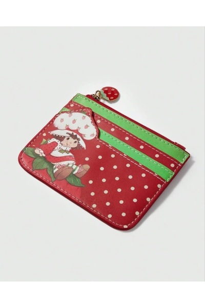 duygusecimleri Strawberry Shortcake Card Holder Wallet