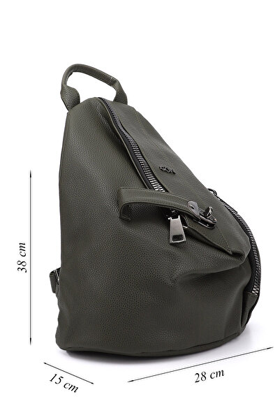 GÖNDERİ(R) Women's Khaki Handbag and Backpack