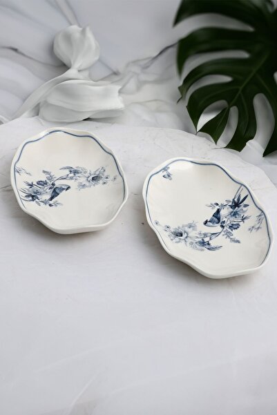 Güral Porselen Nesrin  Kayık Tabak Seti 25 Cm 2'li