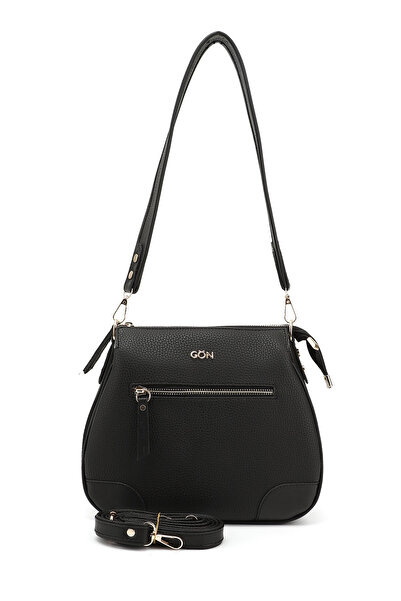 GÖNDERİ(R) Women/Girls Black Long Strap Shoulder Bag