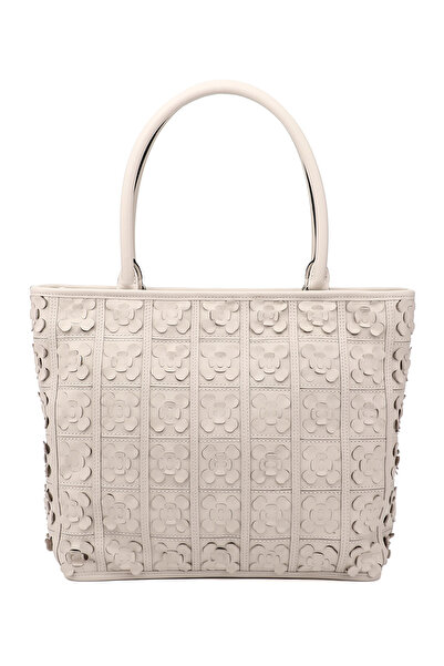 GÖNDERİ(R) Women / Girls Beige Genuine Leather Hand and Shoulder Bag