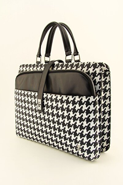 HNB Чорно-біла сумка для ноутбука 15 & 15,6 дюймів