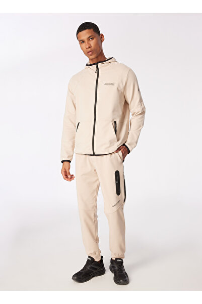 Discovery Expedition Bej Erkek Standart Fit Eşofman Altı D4SM-EA3210