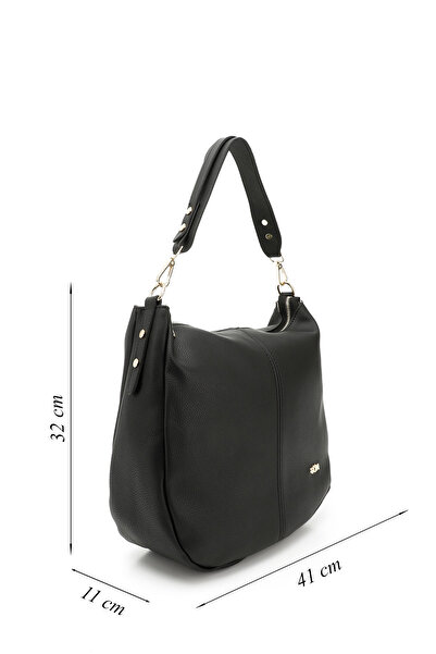 GÖNDERİ(R) Women/Girls Black Hand and Shoulder Bag