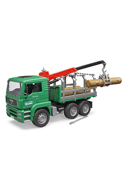 Bruder Camion de transport lemn MAN cu macara - Bruder 02769