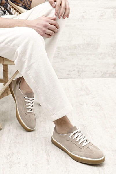 GÖNDERİ(R) Чоловічі кросівки з натуральної шкіри з шнурівкою та капюшоном