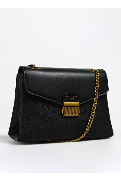 David Jones Siyah Kadın 13x22x5 cm Omuz Çantası CM6965