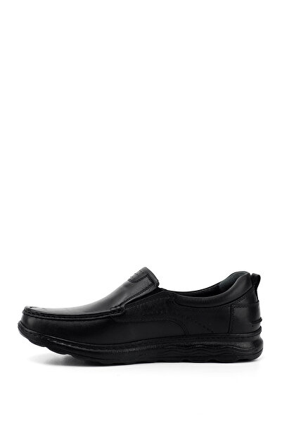GÖNDERİ(R) Men's Black Genuine Leather Comfort Shoes