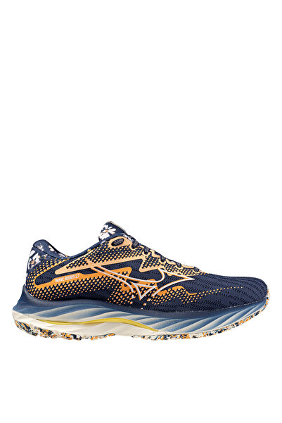 MIZUNO حذاء جري للفتيات باللون الأزرق الداكن J1GD235871-Wave Rider 27