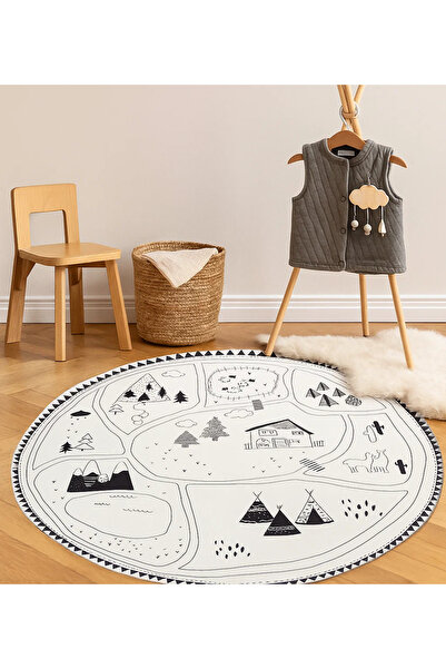 Atmosphera Covor Mountains camera copil, stil nordic, Atmosphera, rotund, pol...