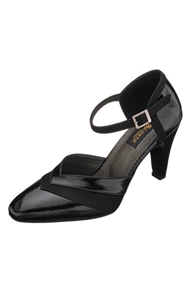 COSTO 40 - 41 - 42 - 43 - 44 Ghete de damă mărime mare ECE77 Piele lacuită ne...