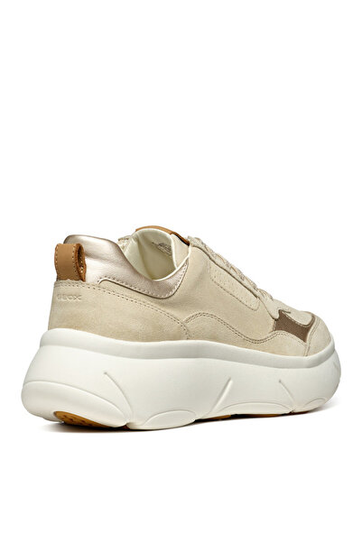 Geox Bej Kadın Deri Sneaker D NEBULA 2.0 X B