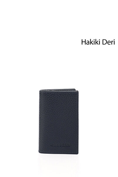 GÖNDERİ(R) Синій шкіряний унісекс-гаманець 06205