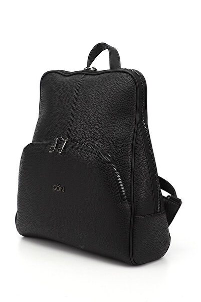 GÖNDERİ(R) Black Gön Large Size Women's Backpack B6820