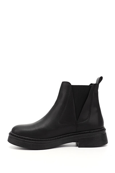GÖNDERİ(R) Women/Girls Black Thick Soled Chelsea Boots