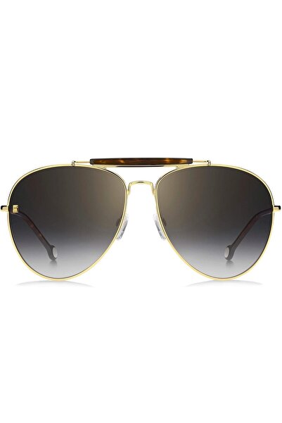 Tommy Hilfiger Ochelari de soare aviator cu lentile in degrade, Auriu, 61-15-135