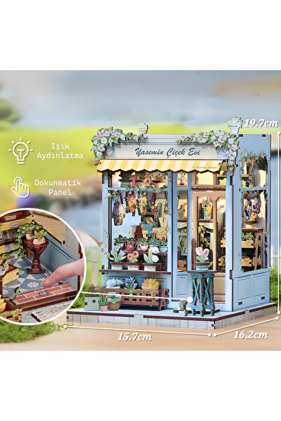 Emirgan DIY Book Nook – Jasmine Flower House DIY Book Nook Kit