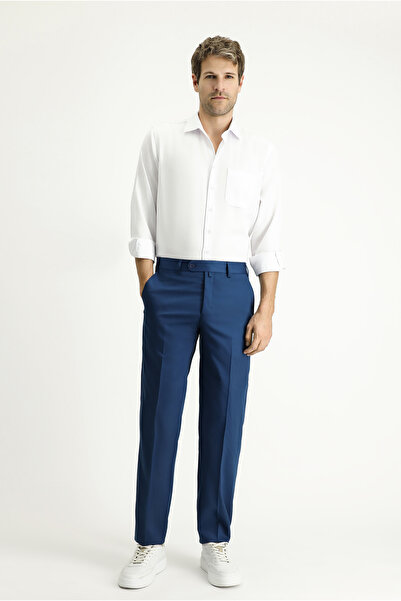 Kiğılı Slim Fit Dar Kesim Likralı Klasik Kumaş Pantolon