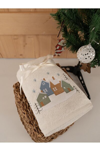 Baveno Set de 2 prosoape cadou din bumbac cu design modern și elegant