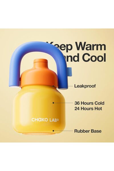 CHAKO LAB stainless steel vacuum insulated tumbler (Yellow&Blue)