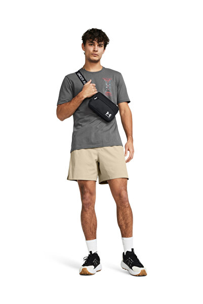 Under Armour 1382833-025 UA Dusk to Dawn Skul SS Gri Erkek T-Shirt