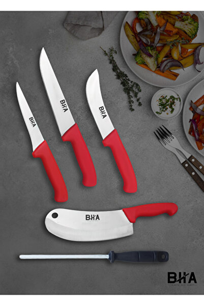 B-H-A BIÇAKÇI HACI AHMET BHA Sürmene 5 Parça Günlük Kullanım Çok Amaçlı Kasap...