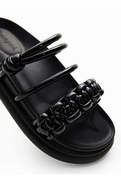 Desigual Siyah Kadın Terlik 24SSSP032000