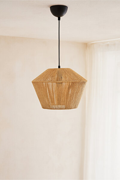 HOMİNG Homing Natural Hasır İp El Yapımı Büyük Boy 40 cm 242059