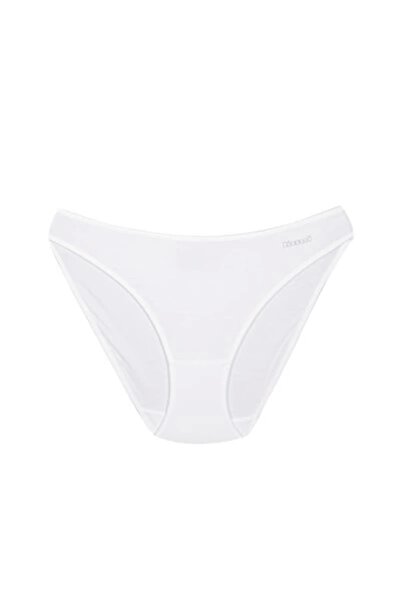 buHillco Kom Basic White Bikini Women's Panties 2-Pack