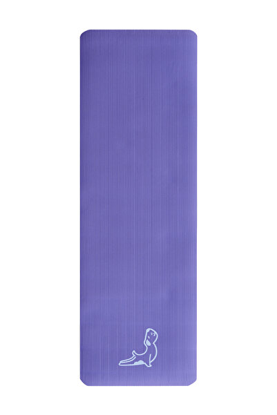 PETARYA Comfort Serisi 10 mm NBR Egzersiz Matı Pilates Minderi Mor