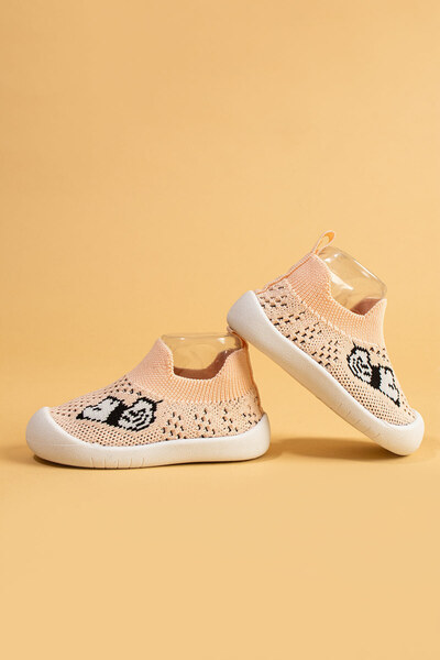 Mumenim Jowhar Girl's & Baby Flexible, Figured, Μαλακή Αντιολισθητική Ορθοπεδική Σόλα Ροζ Αθλητικά Παπούτσια First Step