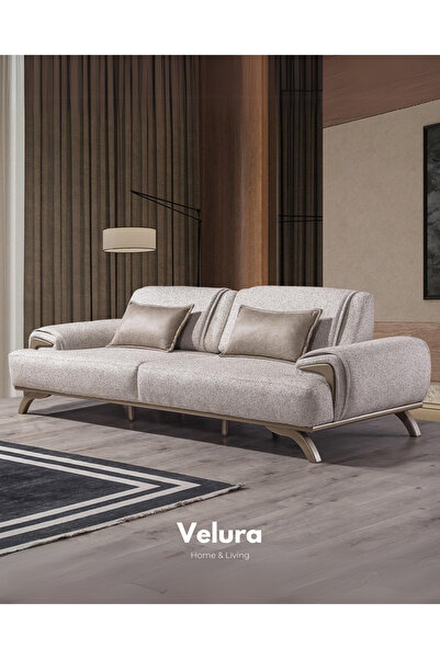Velura Home & Living Avrupa Kanepe & Üçlü Koltuk (3'lü)