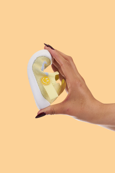 Mumenim Fire Boy/Girl Baby&Child Flexible, Comfortable Non-Slip Orthopedic Sole Yellow First Step Shoes/Sneaker