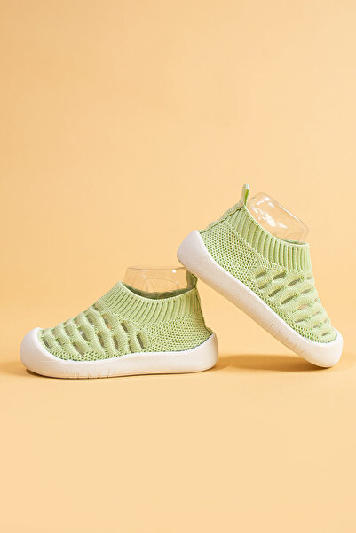 Mumenim Hobyo Unisex Kids & Baby Flexible, Non-Slip Orthopedic Sole Green First Step Shoes