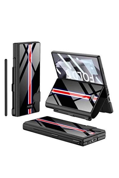 AktarMobile Samsung Galaxy Z Fold 6 uyumlu Kalem Bölmeli Kapaklı Cüzdan Kılıf...