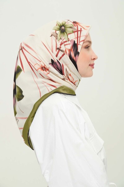 Madame Polo Φουλάρι με σχέδιο από ραγιόν καθημερινά που δεν ζαρωθείται και δε...