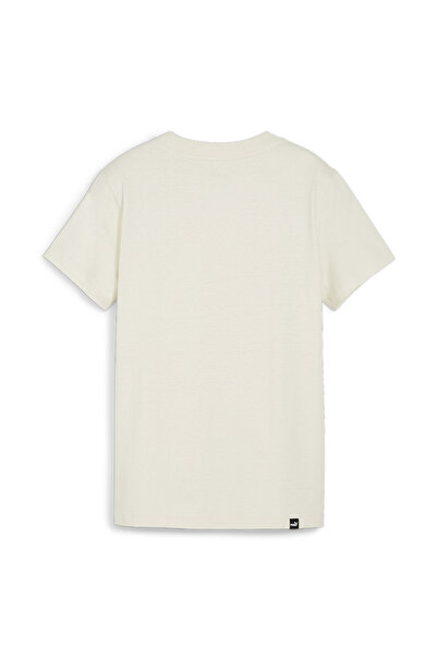 Puma 67788387 HER Tee Beyaz Kadın Bisiklet Yaka Regular Fit T-Shirt