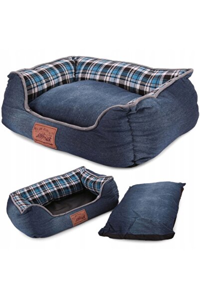 zola Pet crib, Zola®, rectangular, removable cushion, blug model, 54x42x16 cm