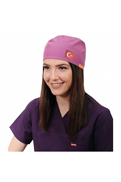 Bilenn Tekstil 123 Model Bone Flag Brodat - Mov deschis