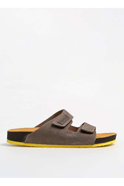 Discovery Expedition Taş Erkek Deri Terlik NEDA