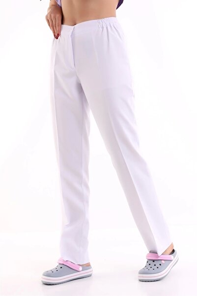 Bilenn Tekstil Women's Alpaca Trousers - 171 White