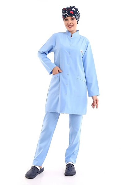 Bilenn Tekstil طقم جيرسي حجاب كامل - 31 أزرق فاتح