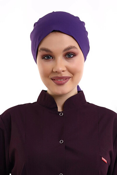 Bilenn Tekstil Tesettür Bone - 4807 Koyu Mor